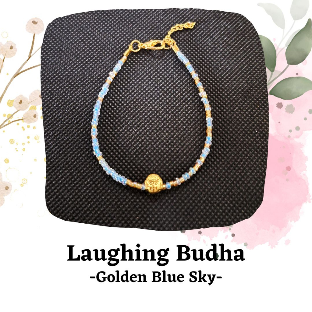 Gelang Bohemian Manik Nazar Boncugu - Evil Eye / Gelang Bohemian Manik Laughing Budha / Gelang Manik Lucu / Gelang Cewek / Gelang Cantelan / Oleh Oleh bali Murah / gelang Cewek Lucu / Gelang kaki / Craftdewata