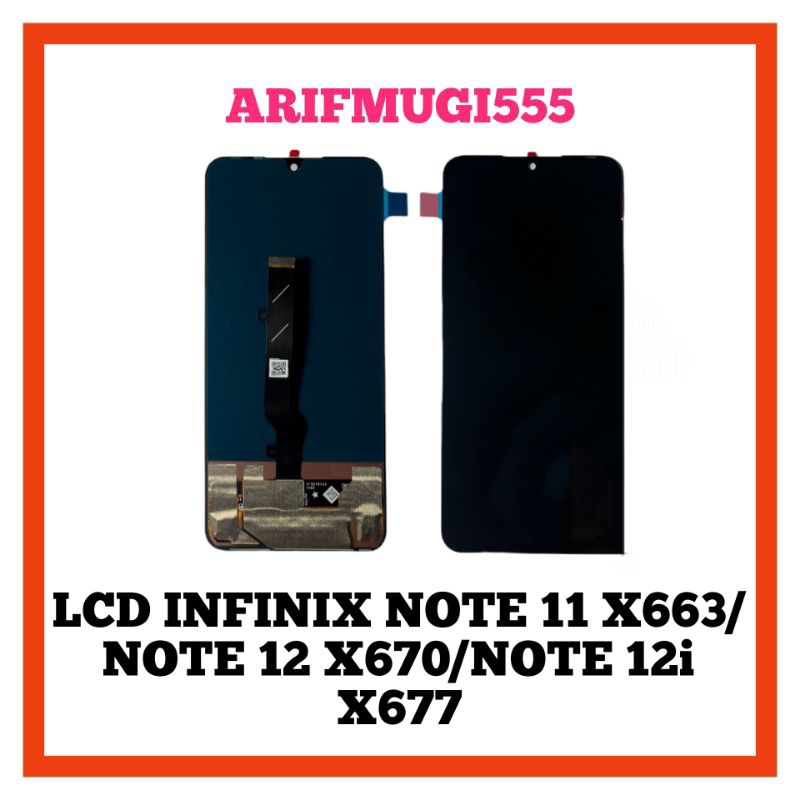 LCD TOUCHSCREEN INFINIX NOTE 12 X670/NOTE 12i X677/NOTE 11 X663 FULLSET ORIGINAL