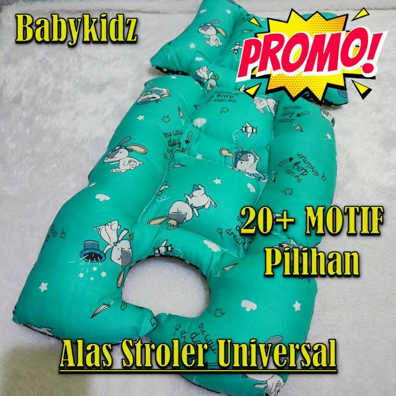 Alas Stroller Bantal Stroller Motif Karakter Perlengkapan Bayi Modern