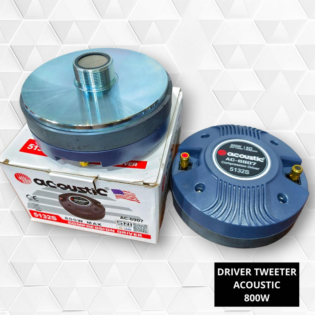 Driver Acoustic 800W 800 Watt Tweeter Corong Spol 51.2mm ORI