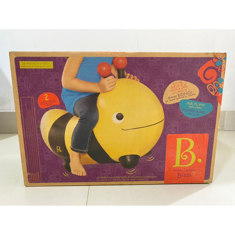 Preloved Mainan Anak Bizzi Bouncy Boing Bee