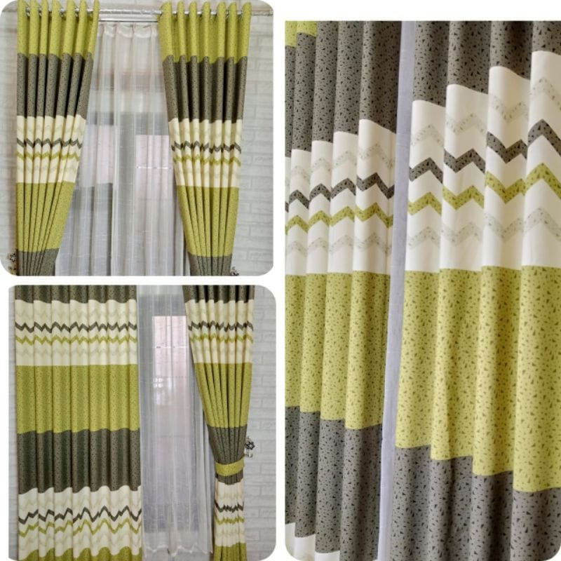 Gorden smokring 12 ring motif zigzag