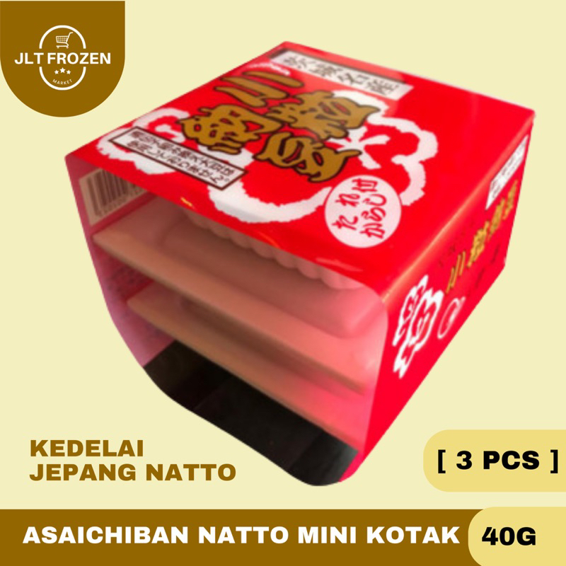 

Okame Natto Jepang Asaichiban Kotsubo Mini / Kedelai Jepang / Natto Kotak - 40gr x 3