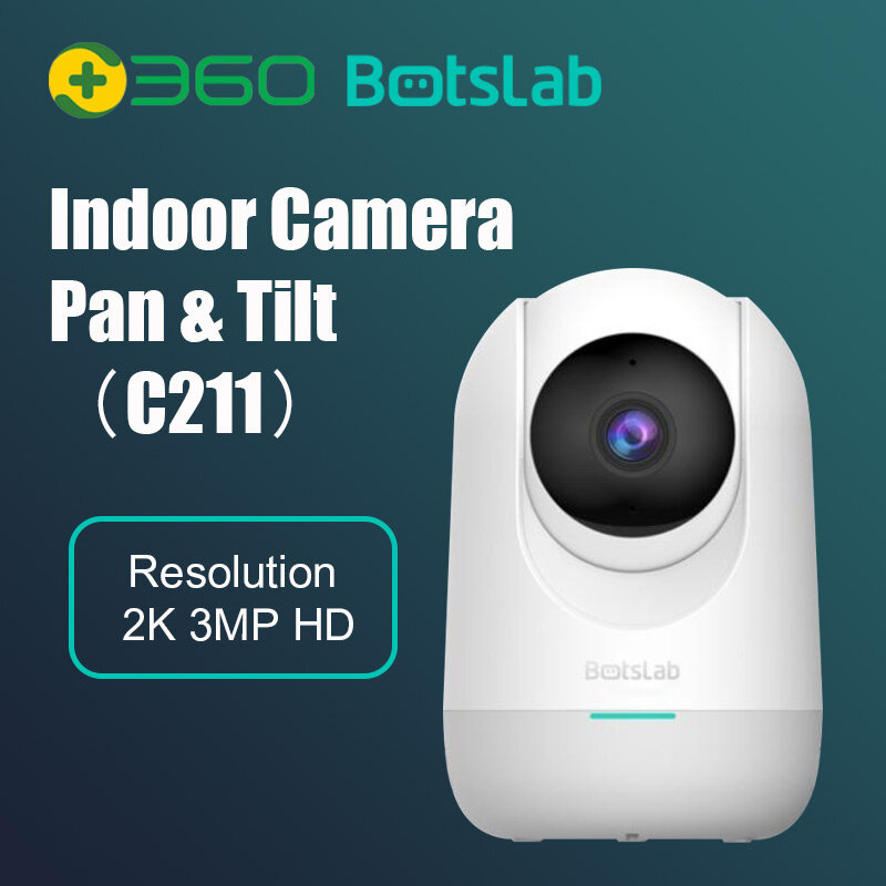 360 Botslab C211 Smart IP Camera CCTV Wifi PTZ 2K 3MP FHD