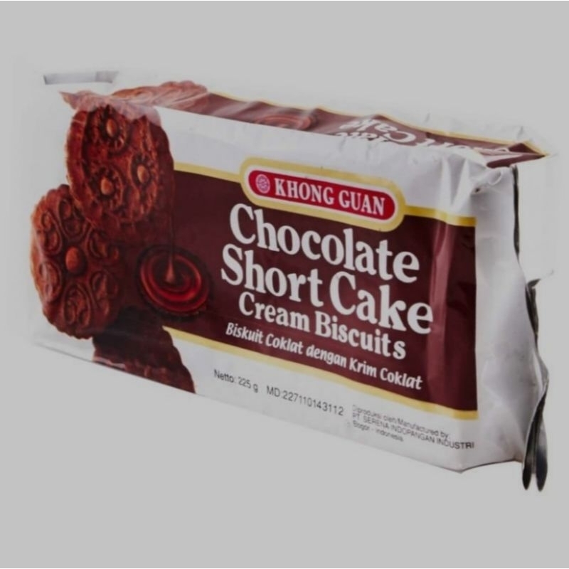 

Khong Guan Chocolate Short Cream Cake Biscuit 225 gr