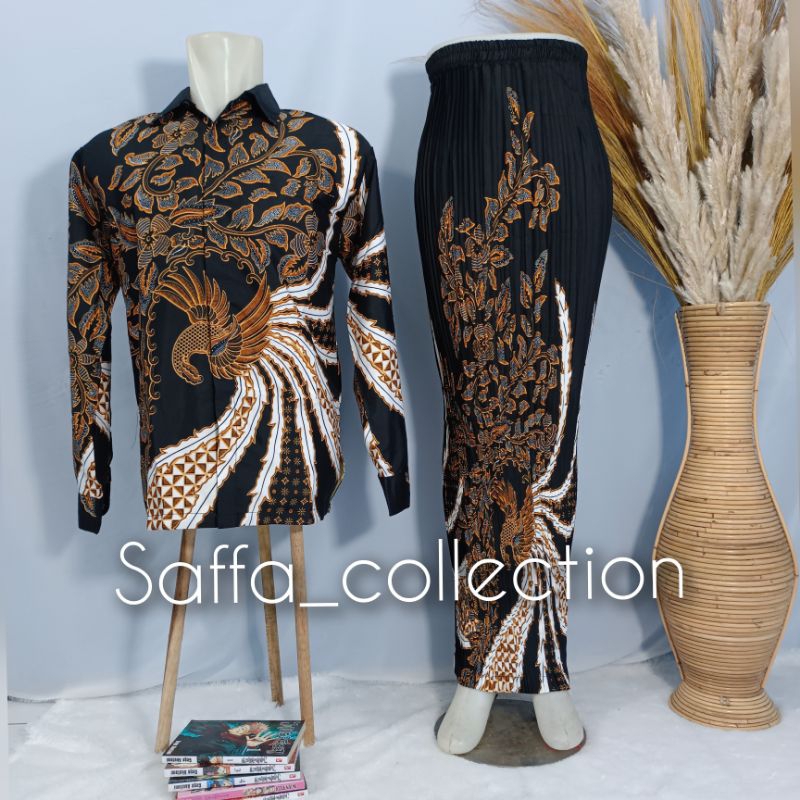 kemeja batik couple/batik couple rok prisket/couple kemeja/couple