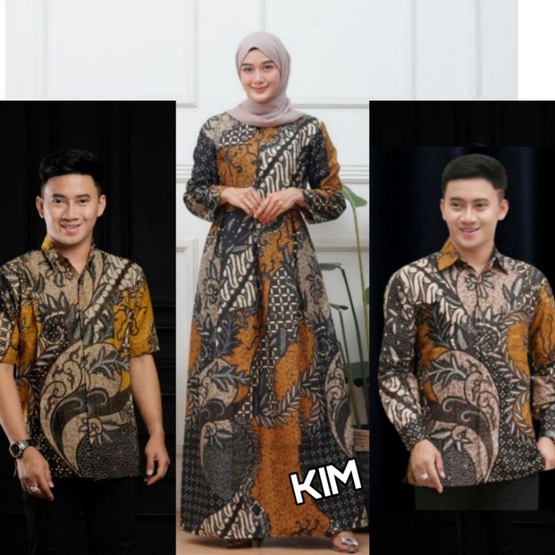 GAMIS JUMBO batik couple pasangan, couple keluarga sania ruffle terlaris motof kate