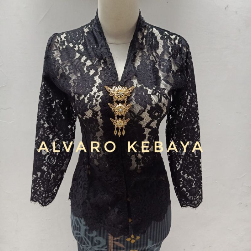 atasan kebaya kartini premium brokat halus modern real pict