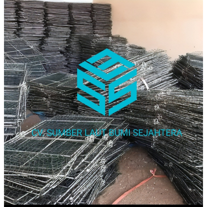 PERANGKAP JARING BUBU KEPITING BAKAU UKURAN JUMBO 60X40X22 SANGAT COCOK UNTUK KEPITING BESAR