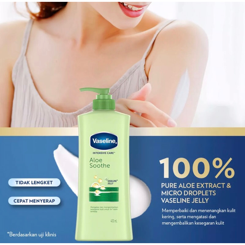 Vaseline Lotion Intensive Care Aloe Soothe 400ml