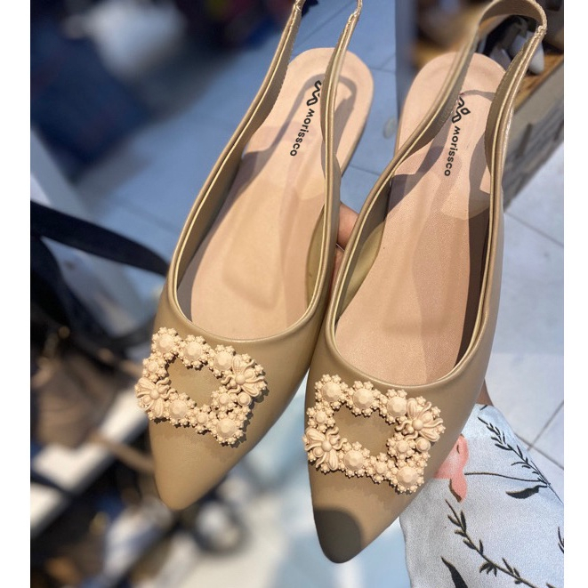 Sandal Heels Wanita Mules Alesya BMT 18