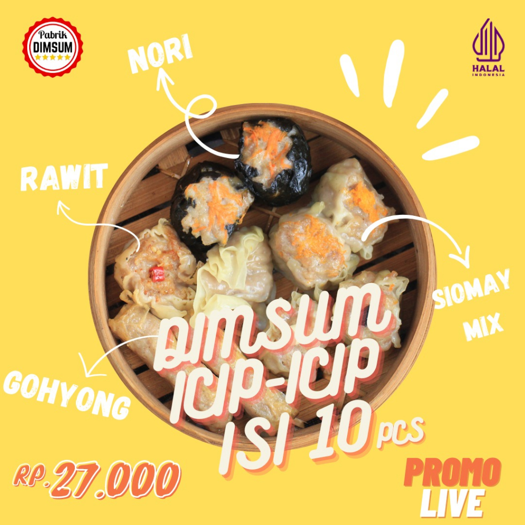 

Dimsum ICIP ICIP isi 10 Vakum