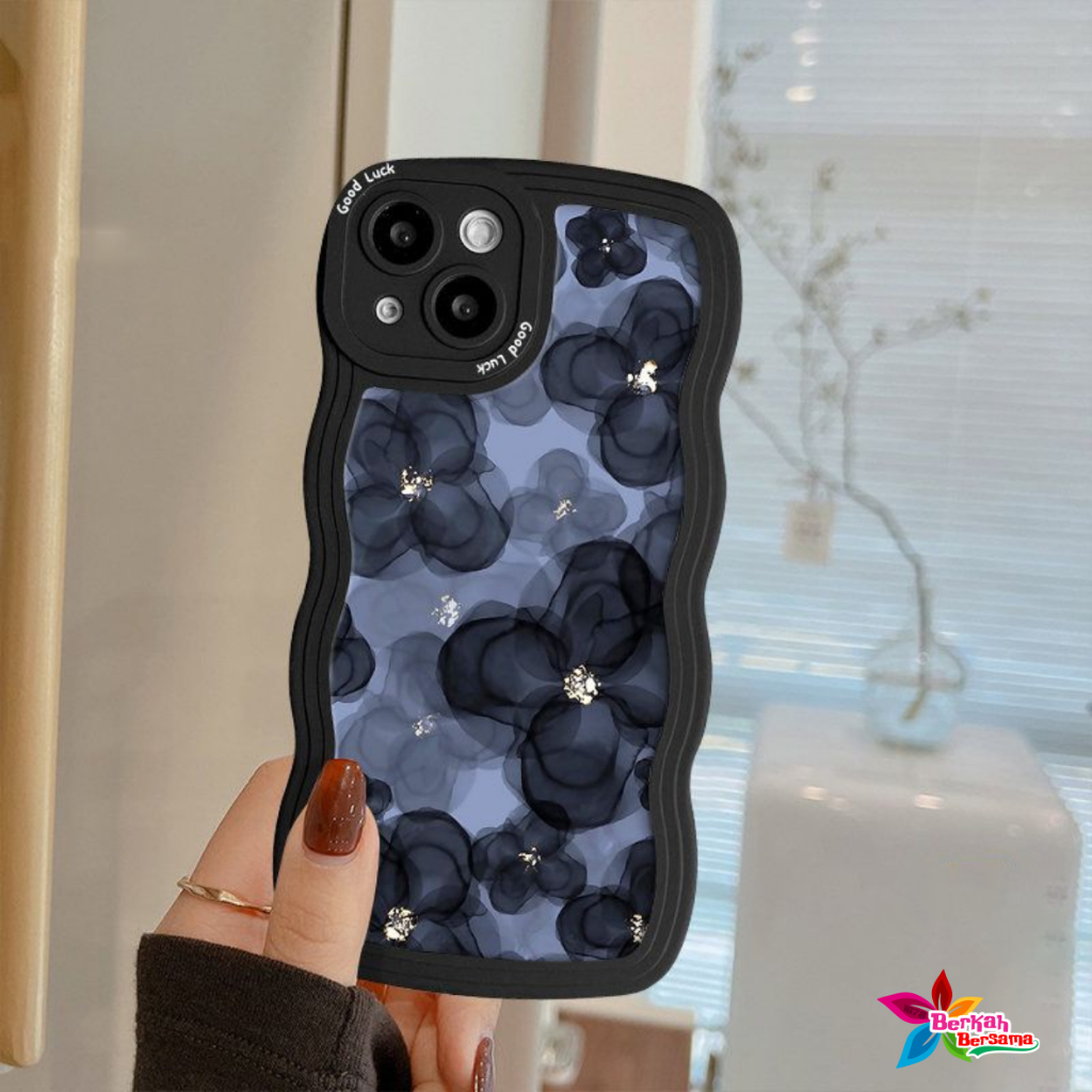 SS831 SILIKON SOFT CASE SOFTCASE CASING LUXURY FLORAL CASE FOR SAMSUNG A14 A20 A30 A22 A20S A21S A24 A32 A33 A34 A50 A50S A30S A51 A52 A53 A54 5G A750 A7 2018 BB8536