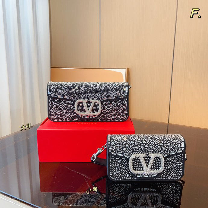 Original Valentino Custom Collection Handheld Crossbody Bag