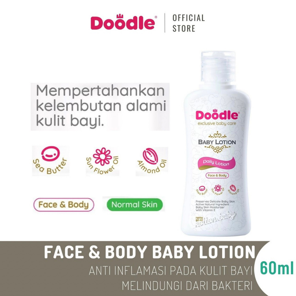 Doodle Baby Lotion | Face &amp; Body Baby Lotion | Face &amp; Body Lotion Bayi