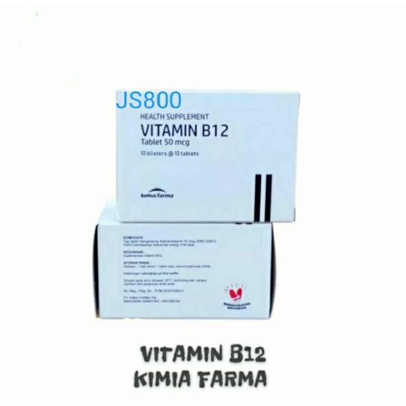 Vitamin B12 Kimia Farma & Marin Liza Perbox / Suplemen Jaringan Saraf dan fungsi otak