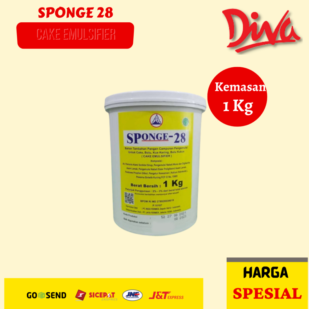 

[1Kg] Sponge 28 | Pengembang Kue Cake Emulsifier