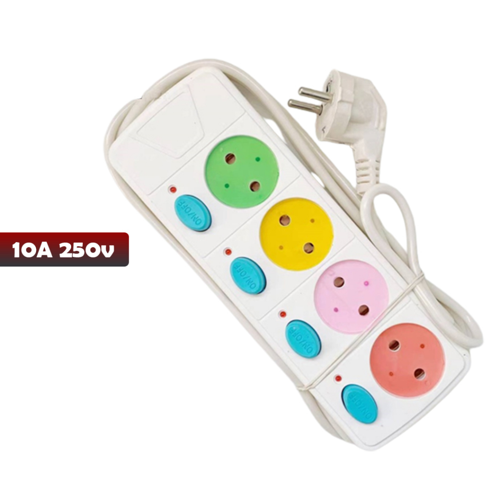 DQ3137 1,8 M STOP KONTAK ON OFF Listrik Indikator Kabel - SOSOYO