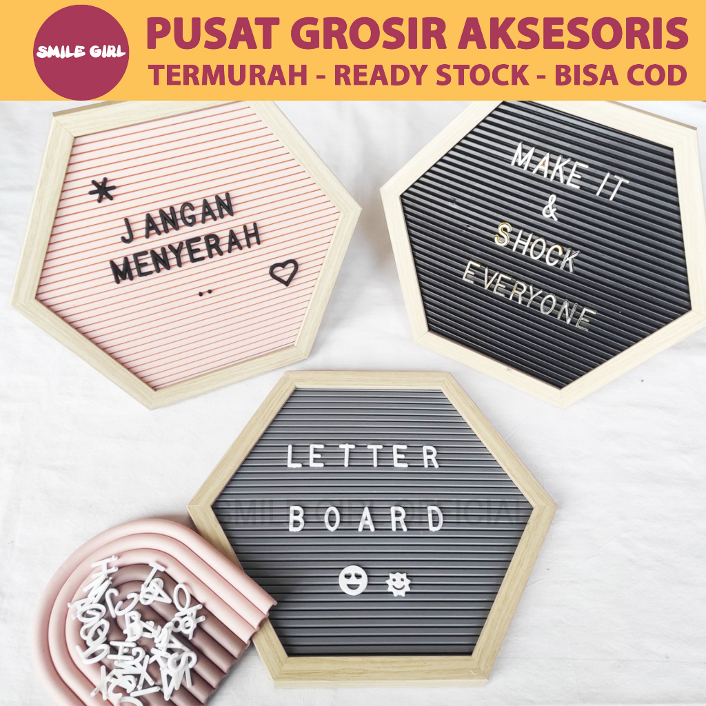 

SG | PUSAT GROSIR | 40 PCS - Papan Nama Bayi Size 28x25cm / Letter Board Kekinian Sudah Include Huruf / Properti Foto Kekinian