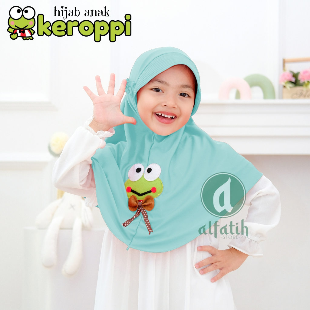JILBAB ANAK TK - SD KEROPPI / KEROPPI / JILBAB ANAK USIA 4-7 TAHUN / PAKAIAN MUSLIM ANAK PEREMPUAN / KERUDUNG ANAK TK / HIJAB ANAK TK-SD KHIMAR ANAK