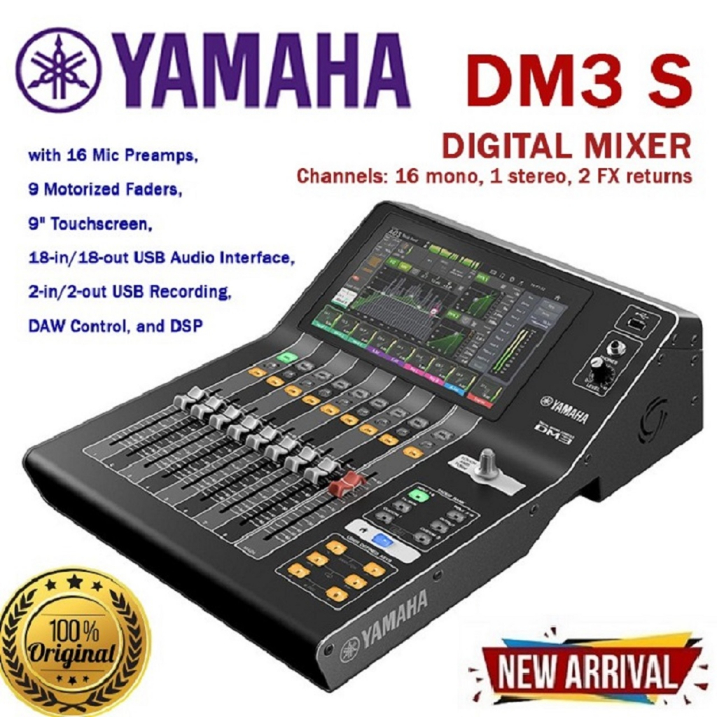 YAMAHA DM3S DIGITAL MIXER / DM3 S MIXING CONSOLE / DM 3 S