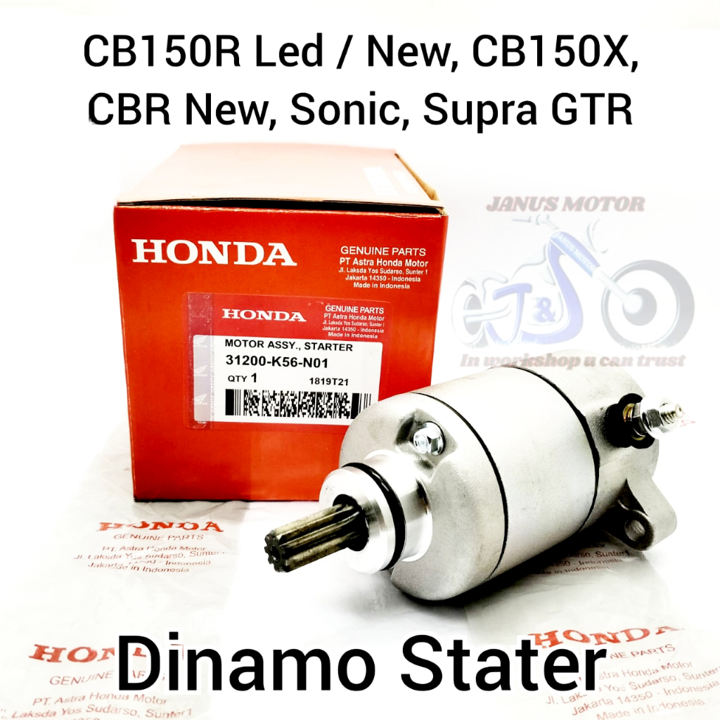 Dinamo stater CB150R Led CBR150R New CB150X Supra GTR Sonic ori asli original Honda K56 CB CBR 150R 