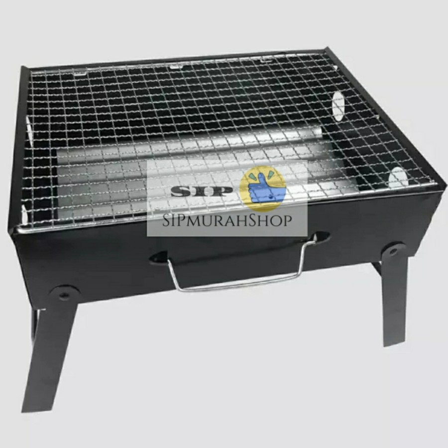 PEMANGGANG LIPAT MULTIGUNA - PORTABLE BBQ GRILL JAGOO 35 CM Panggangan Sate Portable / Alat Panggang Barbeque Grill Pemanggang Lipat Portable BBQ Tempat Bakar Daging Ayam Ikan Sosis Sate