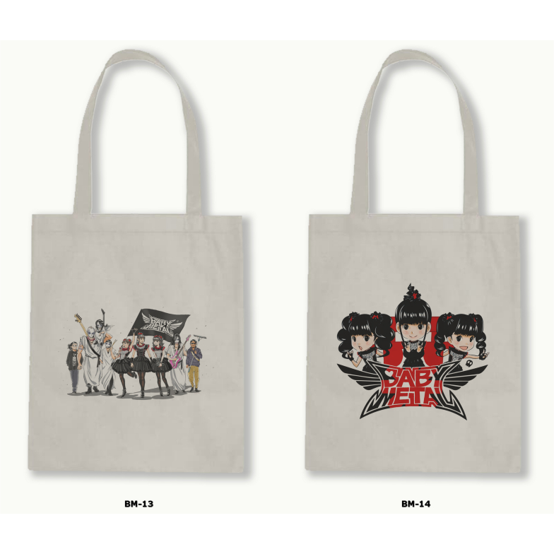 TOTE BAG BLACU  - BABY METAL 1