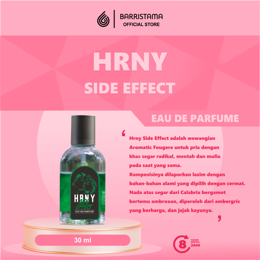 Paket Hemat HRNY Side Effect 30 ml - Eau De Parfume