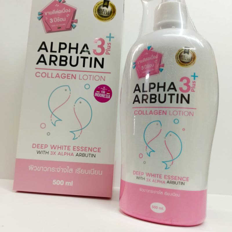 HAND BODY LOTION // ALPA ARBUTIN WHITENING COLLAGEN LOTION ORI bpom 500.ml