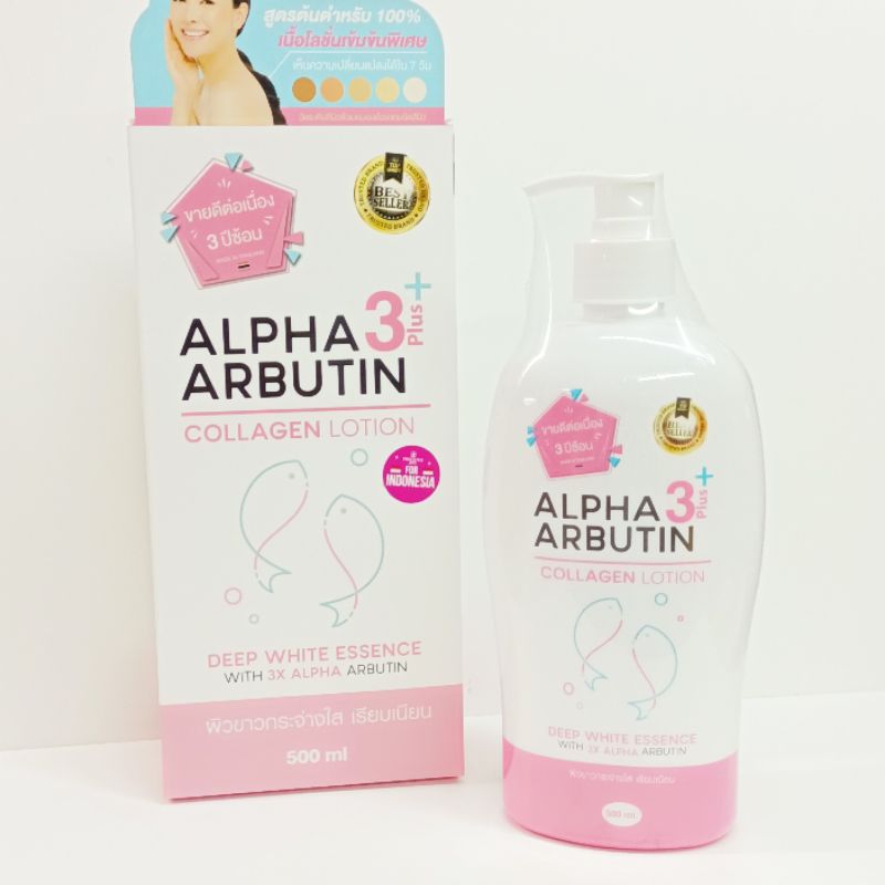 HAND BODY LOTION // ALPA ARBUTIN WHITENING COLLAGEN LOTION ORI bpom 500.ml