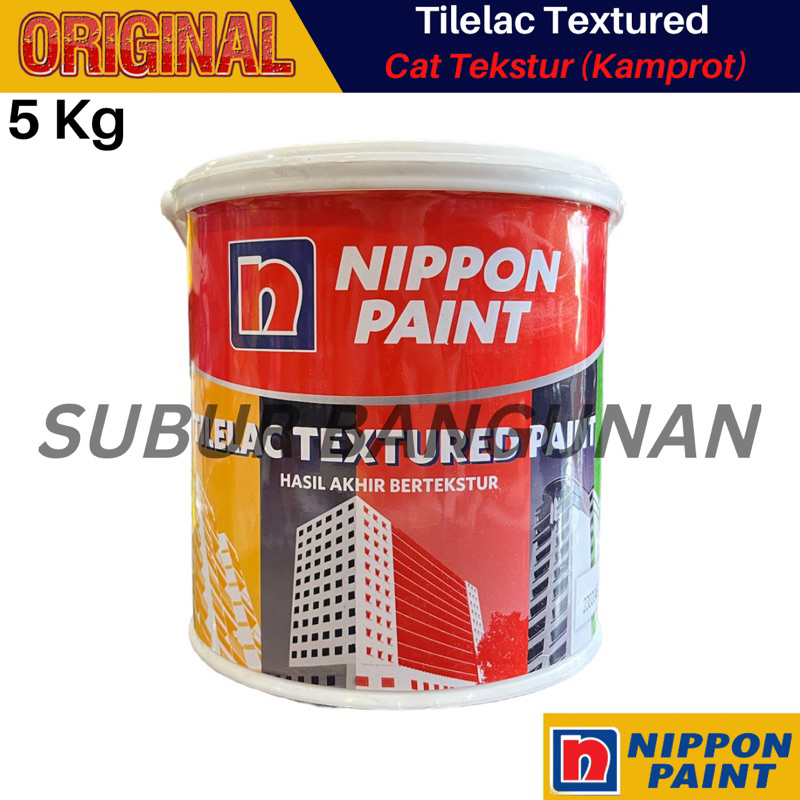 Nippon Tilelac Cat Tekstur Dinding Kamprot Nippon 5 Kg