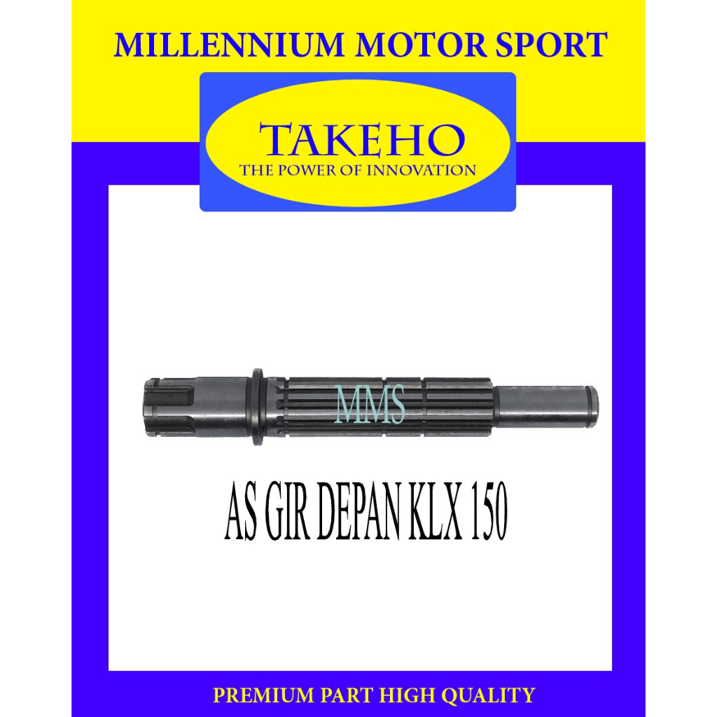 AS GEAR GIR GIGI RASIO DEPAN KLX 150