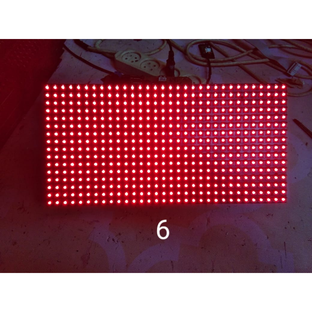 panel  p10 merah outdor second