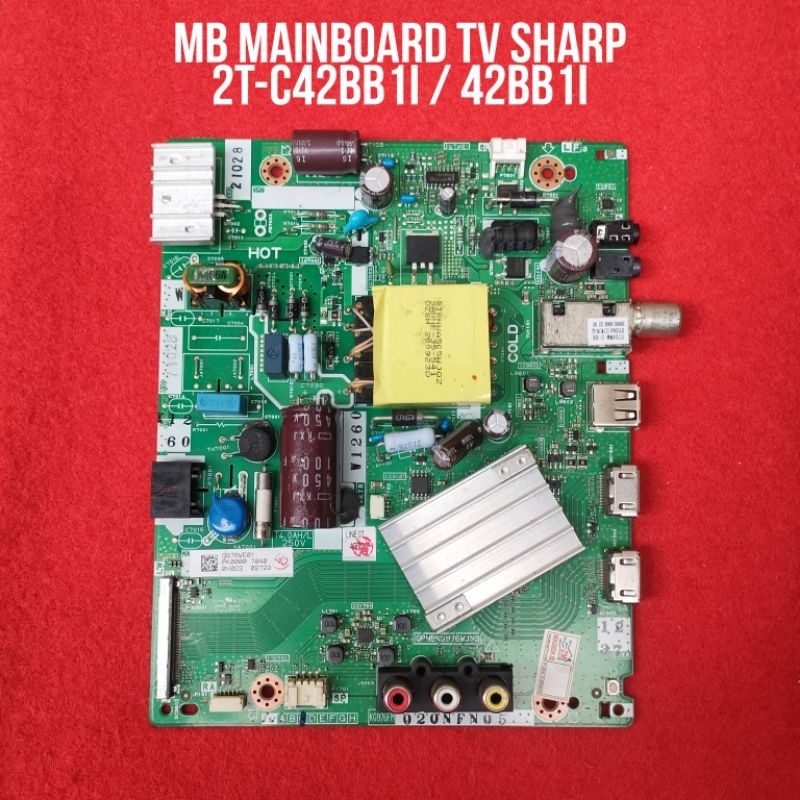 MB MAINBOARD TV LED SHARP 2T-C42BB1i 42BB1i 2T C42BB1I 2T C42BB1i