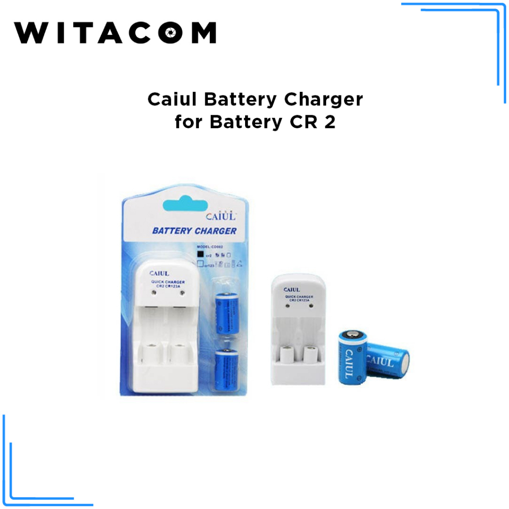 Caiul Quick Charger Battery / Battery Charger Cr2