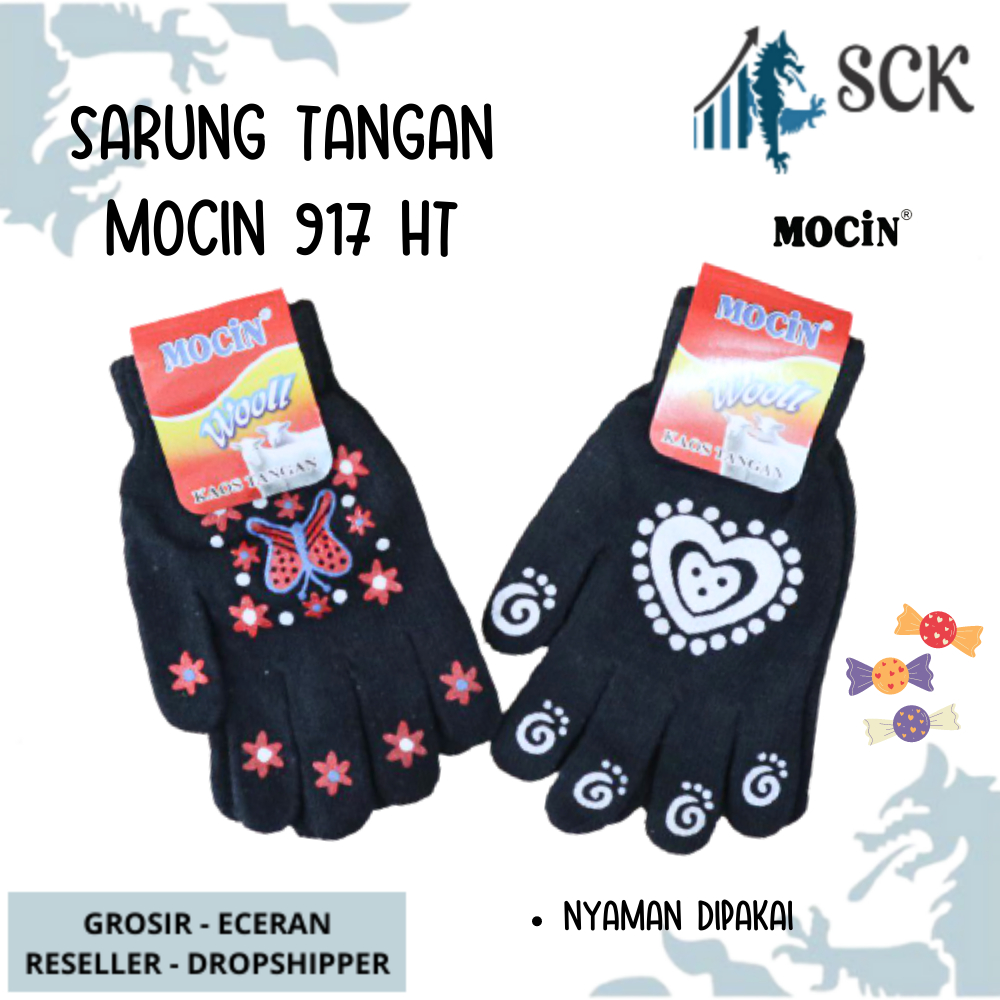 Sarung Tangan MOCIN 917 Motor Dewasa Kombinasi Motif MOCIN 917 / Kaos Tangan Wanita Perempuan / Kaus Tangan Perlengkapan Otomotif - sckmenwear GROSIR