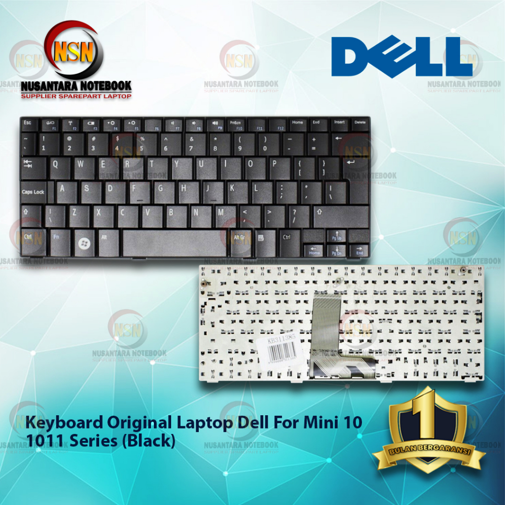 Keyboard Laptop ORI Dell Mini 10 1011 Series (Black)