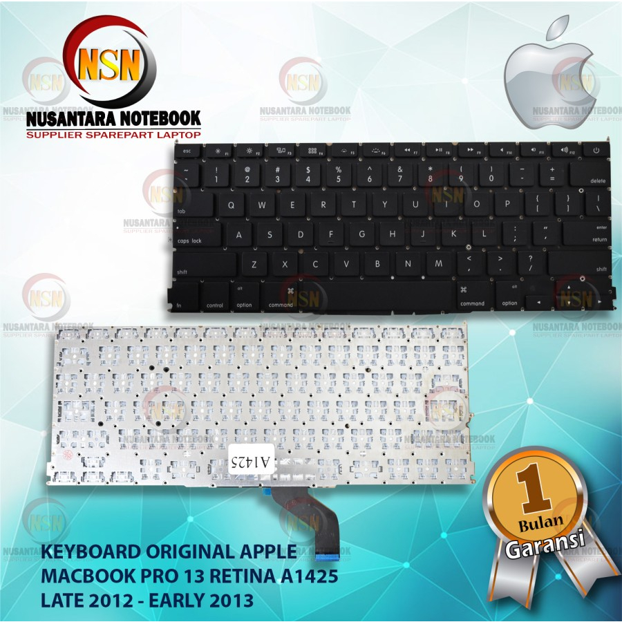 Keyboard Apple Mac Pro 13&quot; Retina A1425 Late 2012-Early 2013