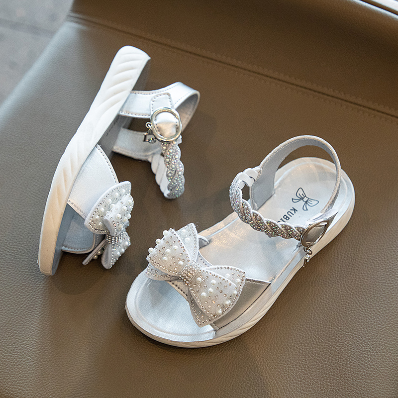 kid's Pearl Ribbon Sandal Anak Wanita 5432 (26-35)