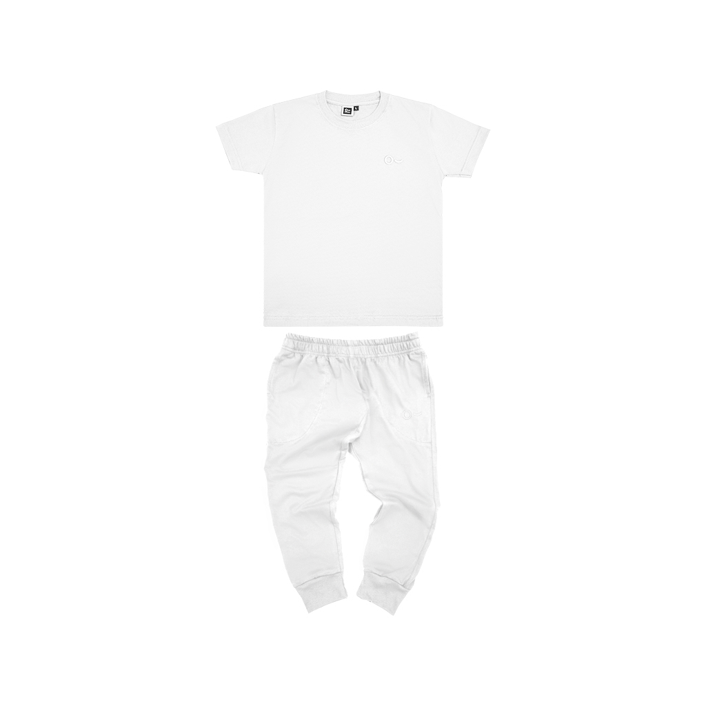 John&amp;Jill Kids Short Sleeve + Active Long Pants_