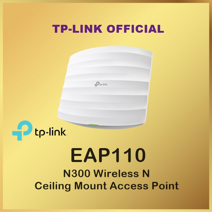 Tp-Link EAP110 N300 Wireless N Ceiling Mount Access Point EAP 110