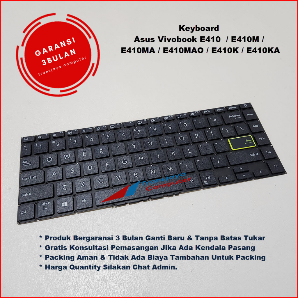 Keyboard Laptop Asus E410 E410M E410MA E410MAO E410K E410KA E410KAO