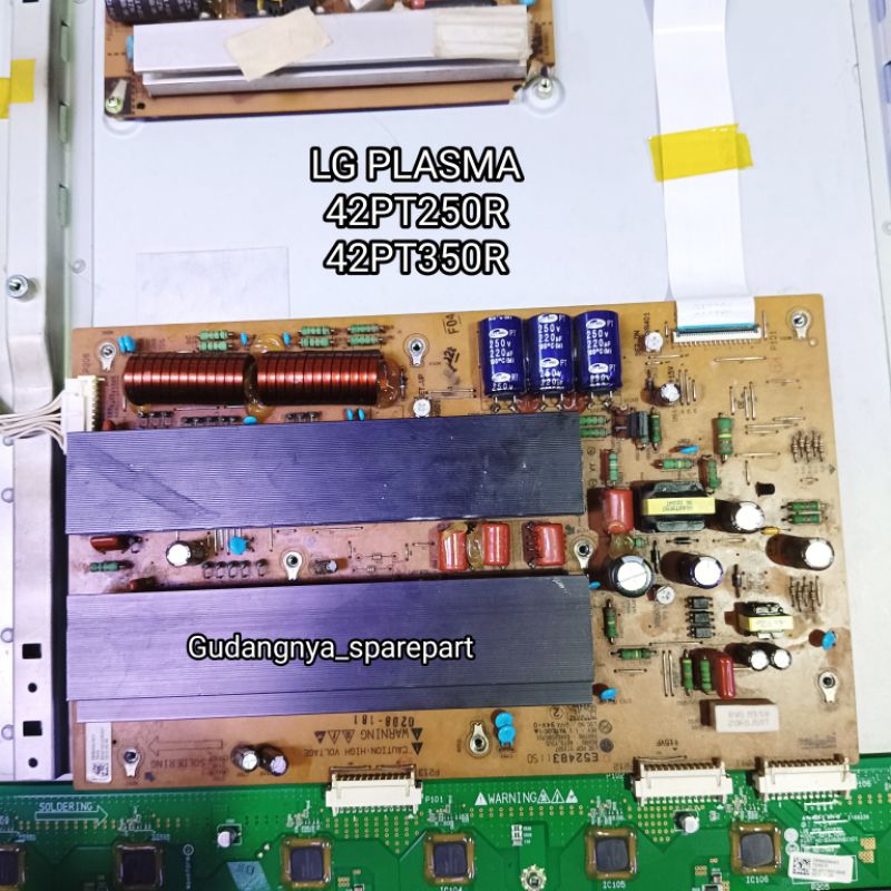 Y MAIN PLASMA LG 42PT250R 42PT350R YMAIN Y-MAIN Y-SUZ YSUZSTAIN PLASMA LG