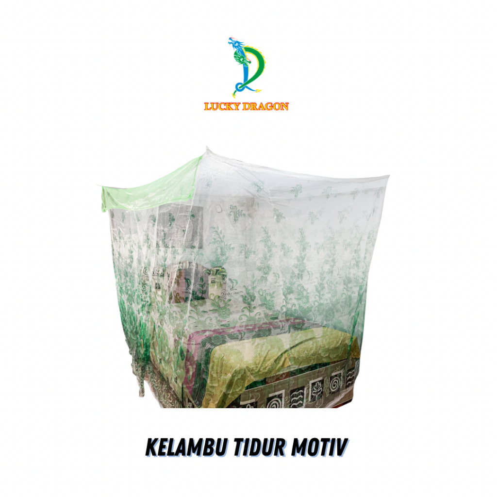 KELAMBU KOTAK MANOHARA JUMBO MOTIF MAWAR KELAMBU POLOS