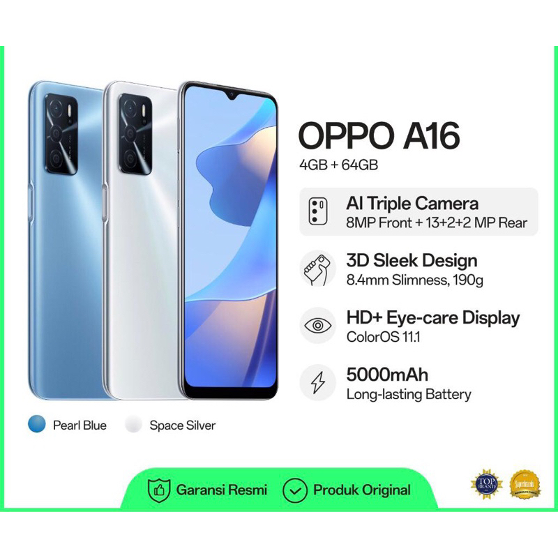 OPPO A16 4GB/64GB