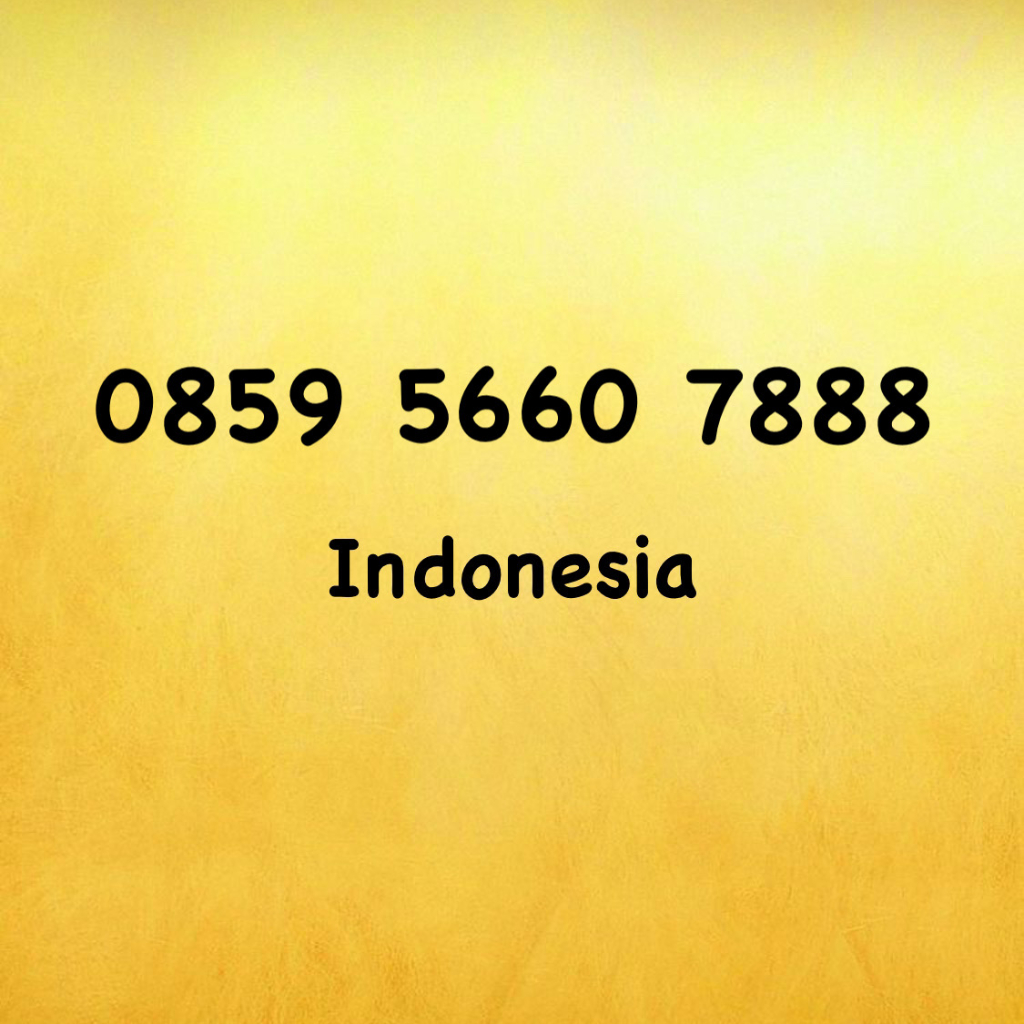 Nomor Cantik XL Bebas Triple A - 888 - 5678 - 0859 5660 7888