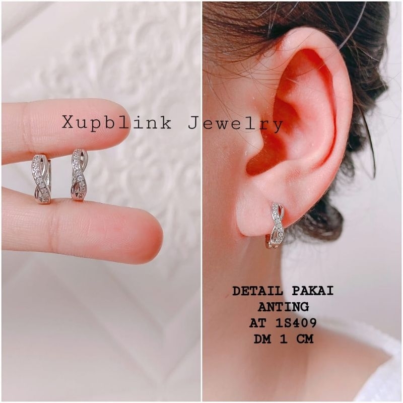 Anting Titanium Dayana Permata Anti Karat