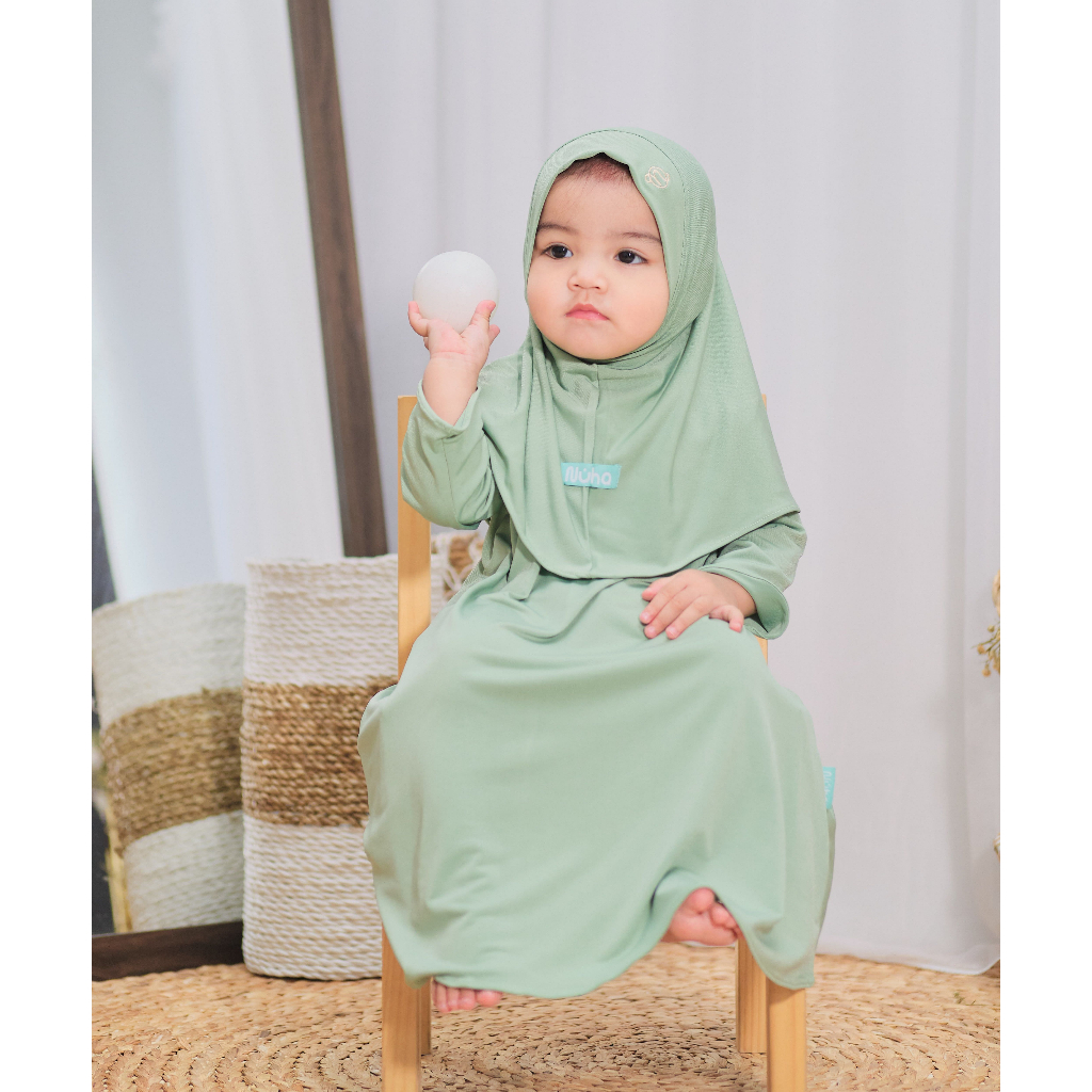 Termurah Gamis anak Perempuan Aiska Untuk Anak Usia 1-8 Tahun Jersey Premium