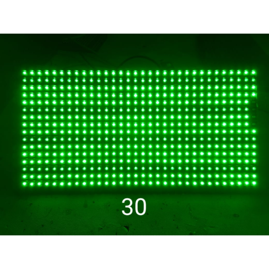 panel p10 led hijau outdor second